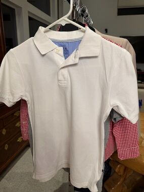 White Kids Polo Shirt by Elk